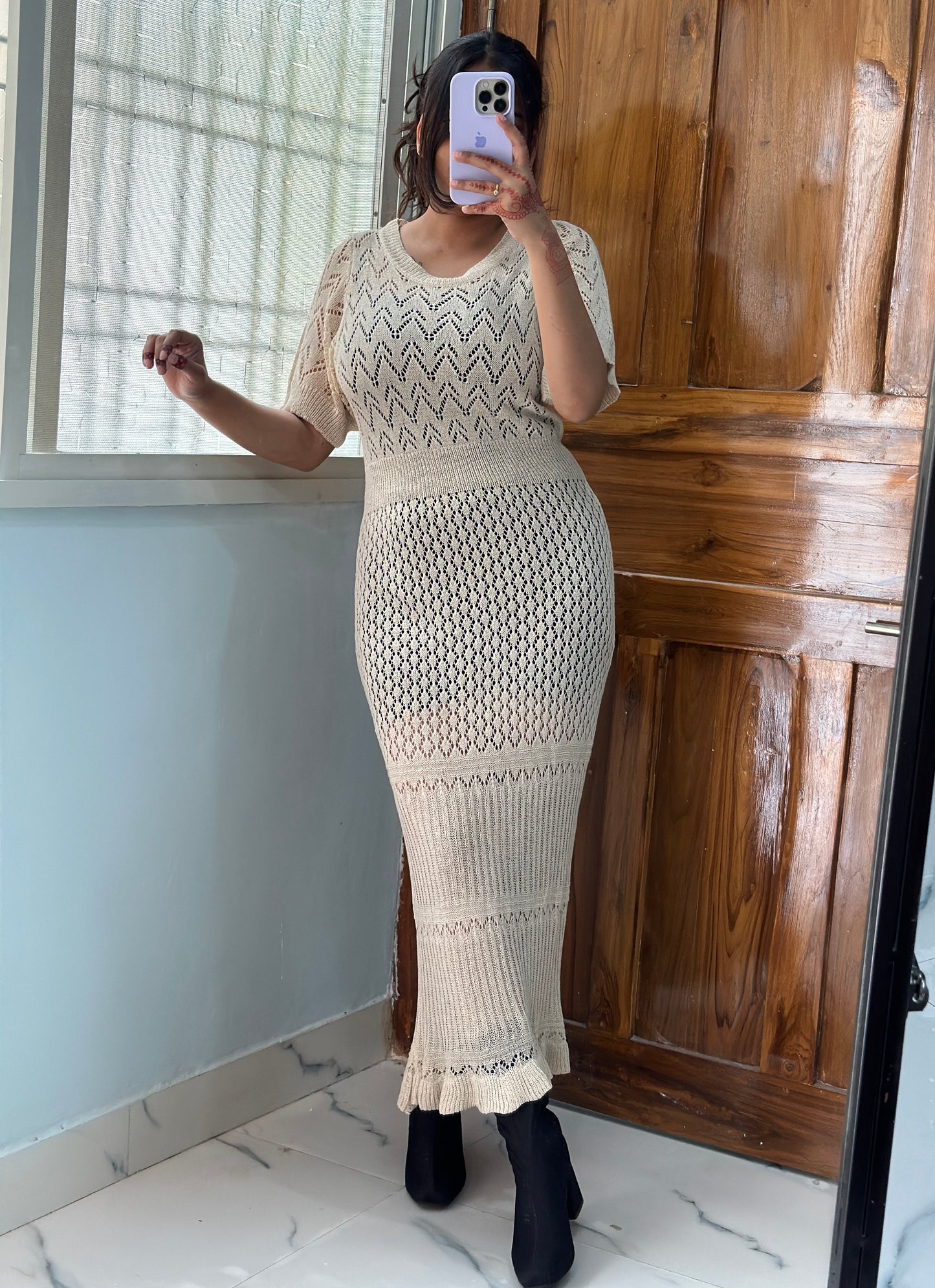 Pretty crochet dress