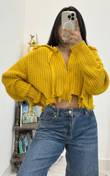 Oversized crop sweater (46-48)