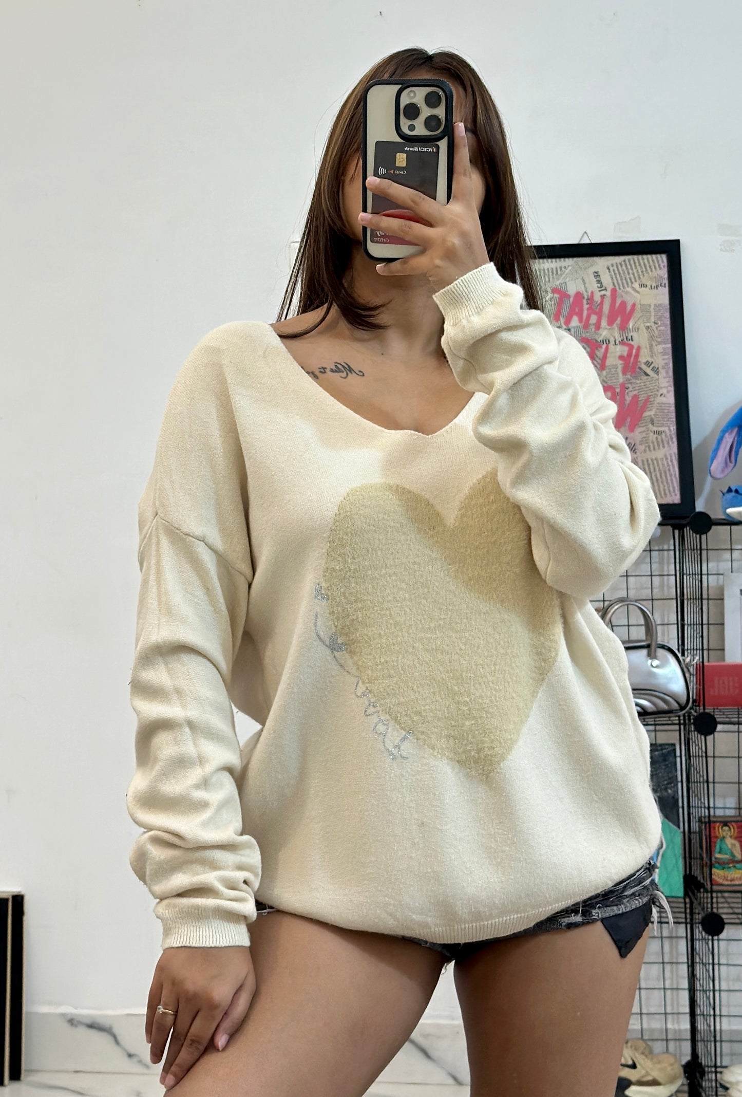 Oversized Korean sweater (40-42)