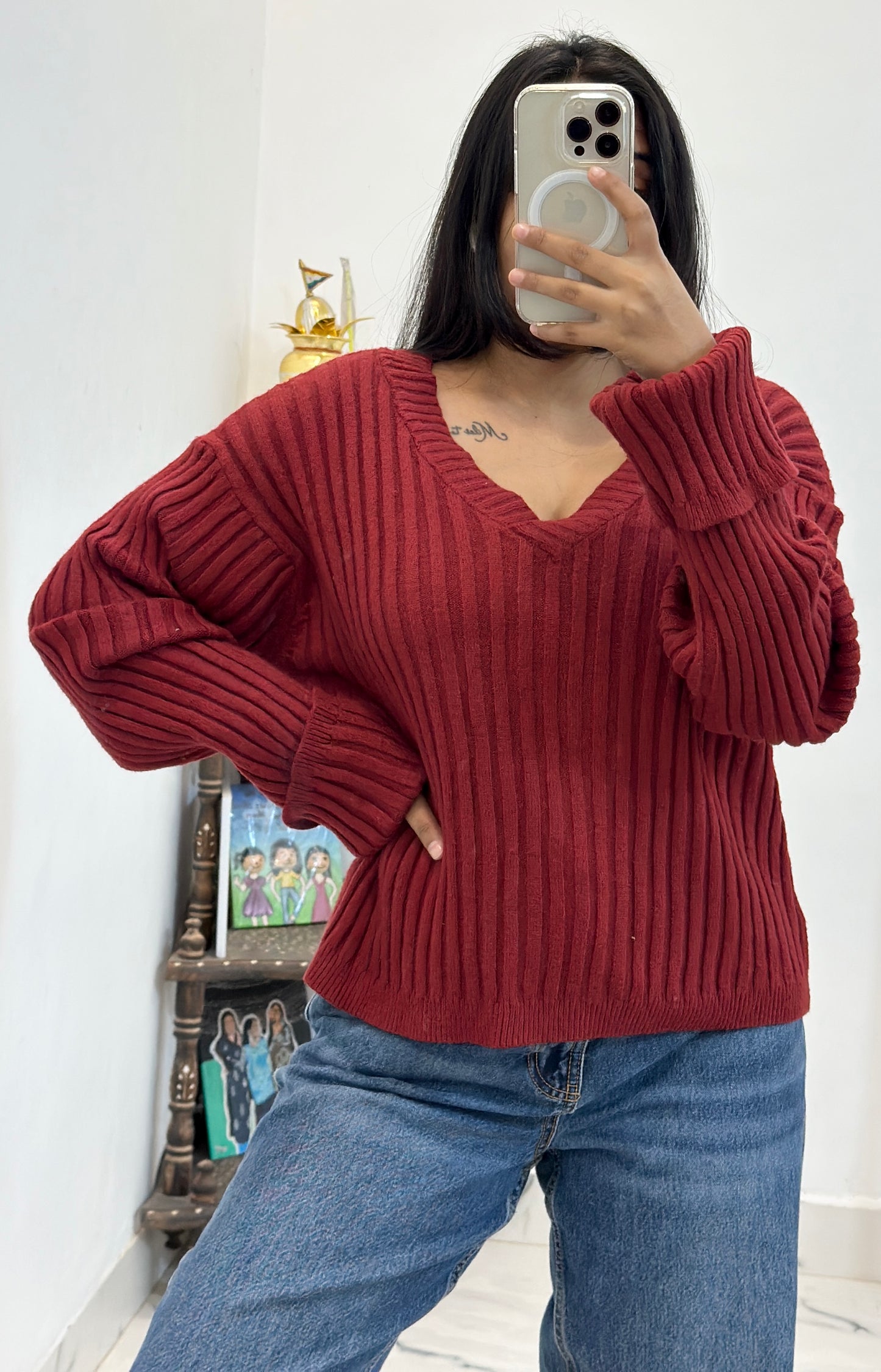 Oversized Korean sweater (46-48)