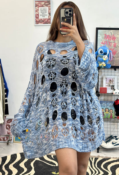 Oversized crochet top (46-48)
