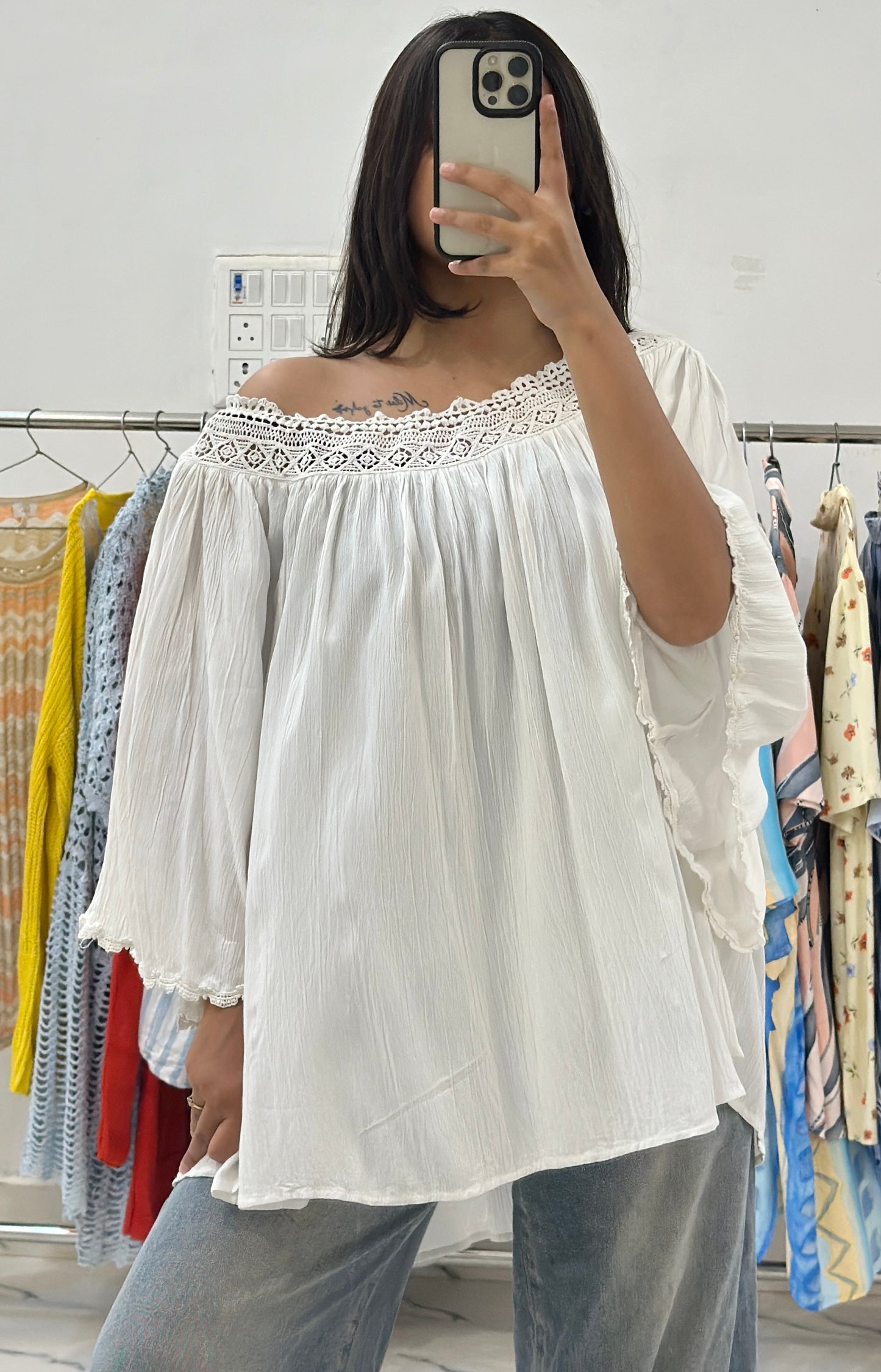 Oversized cotton top (48-50)