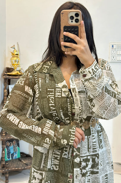 Oversized long shirt (40-42)