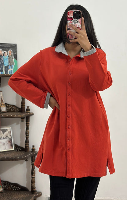 Woollen oversized shirt (40-42)