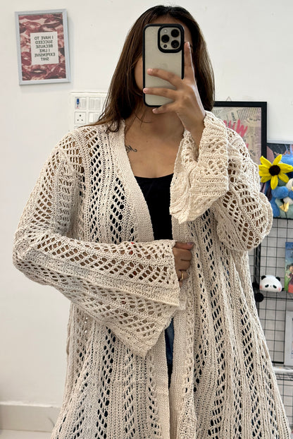 Oversized crochet shrug (40-42)