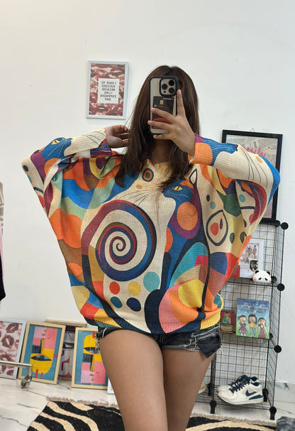 Oversized Korean sweater (42-44)