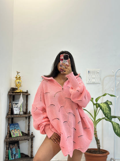Pretty Oversized Korean sweater (upto 3-4XL)