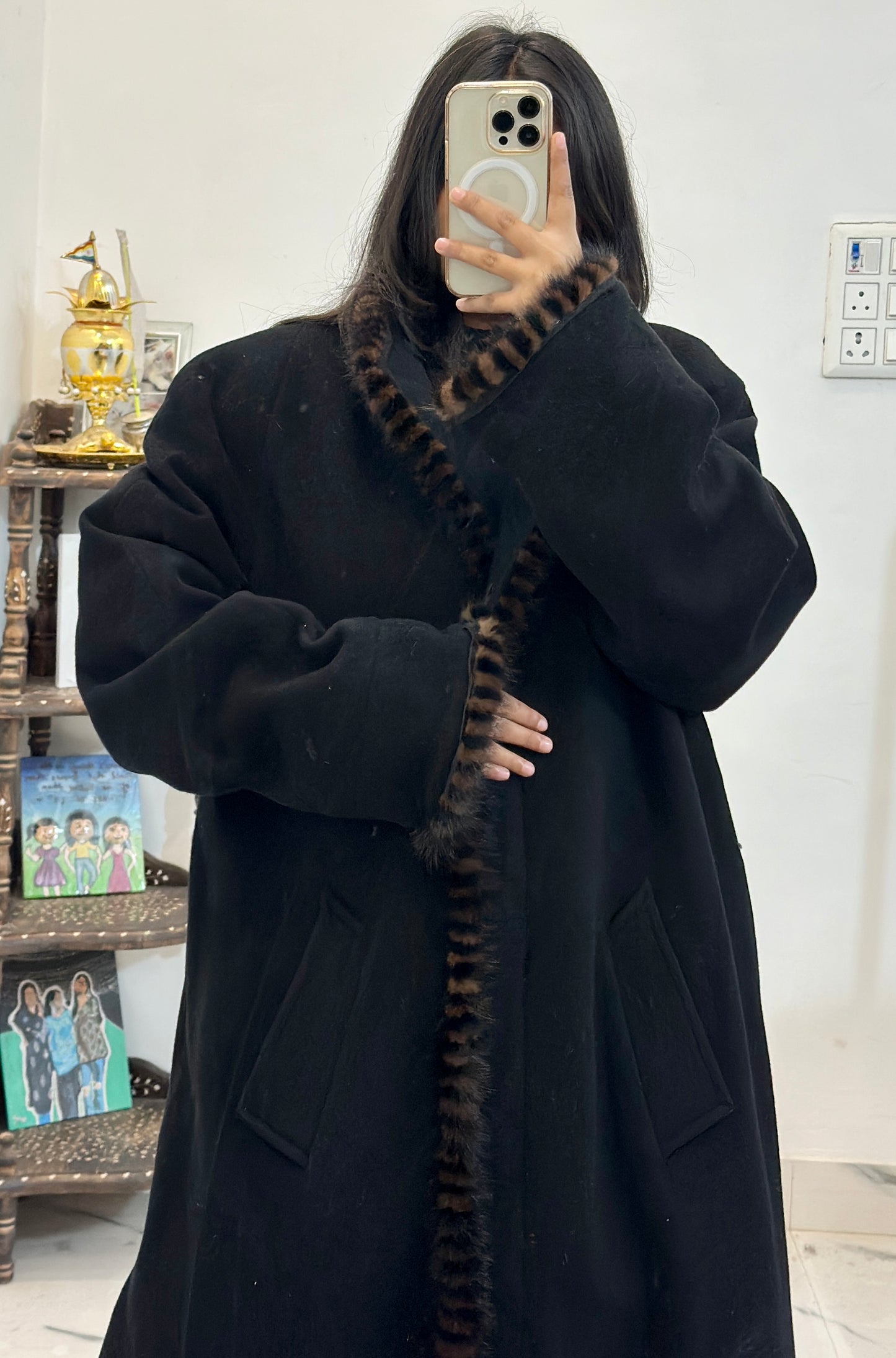 Heavy long coat (40-42)