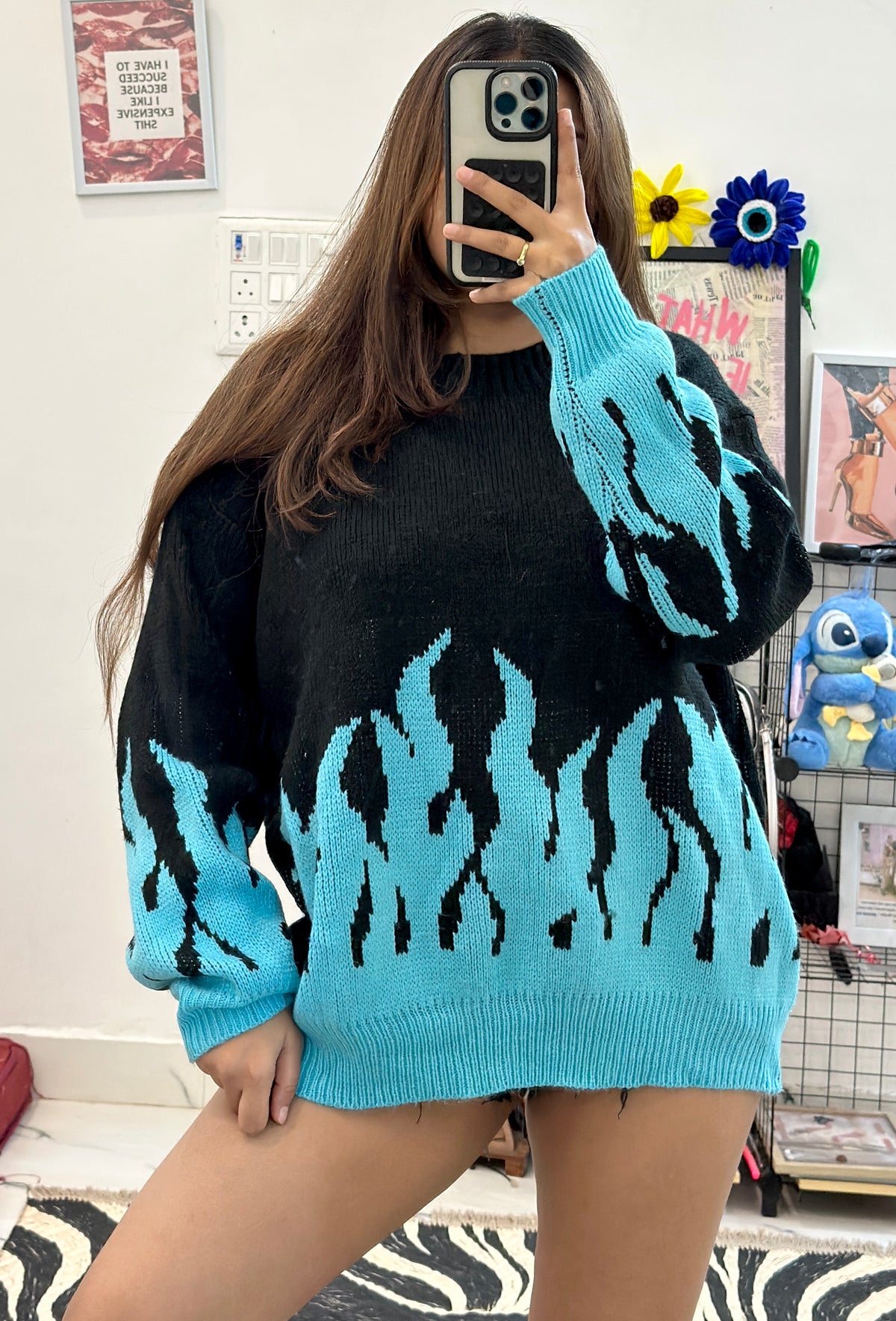 Oversized Korean sweater (42-46)