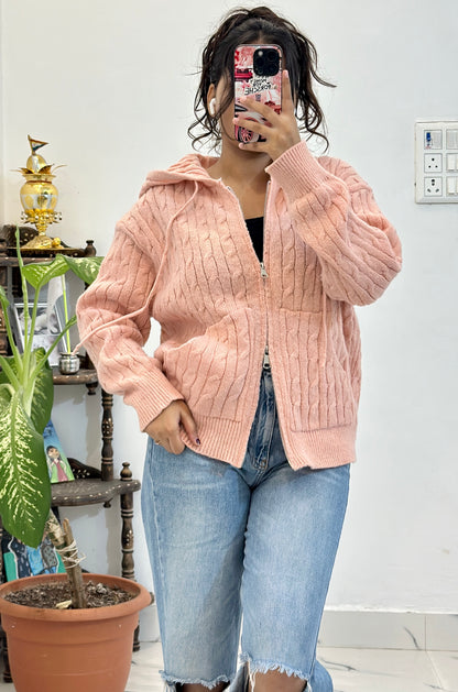 Pink Korean sweater (40-42)