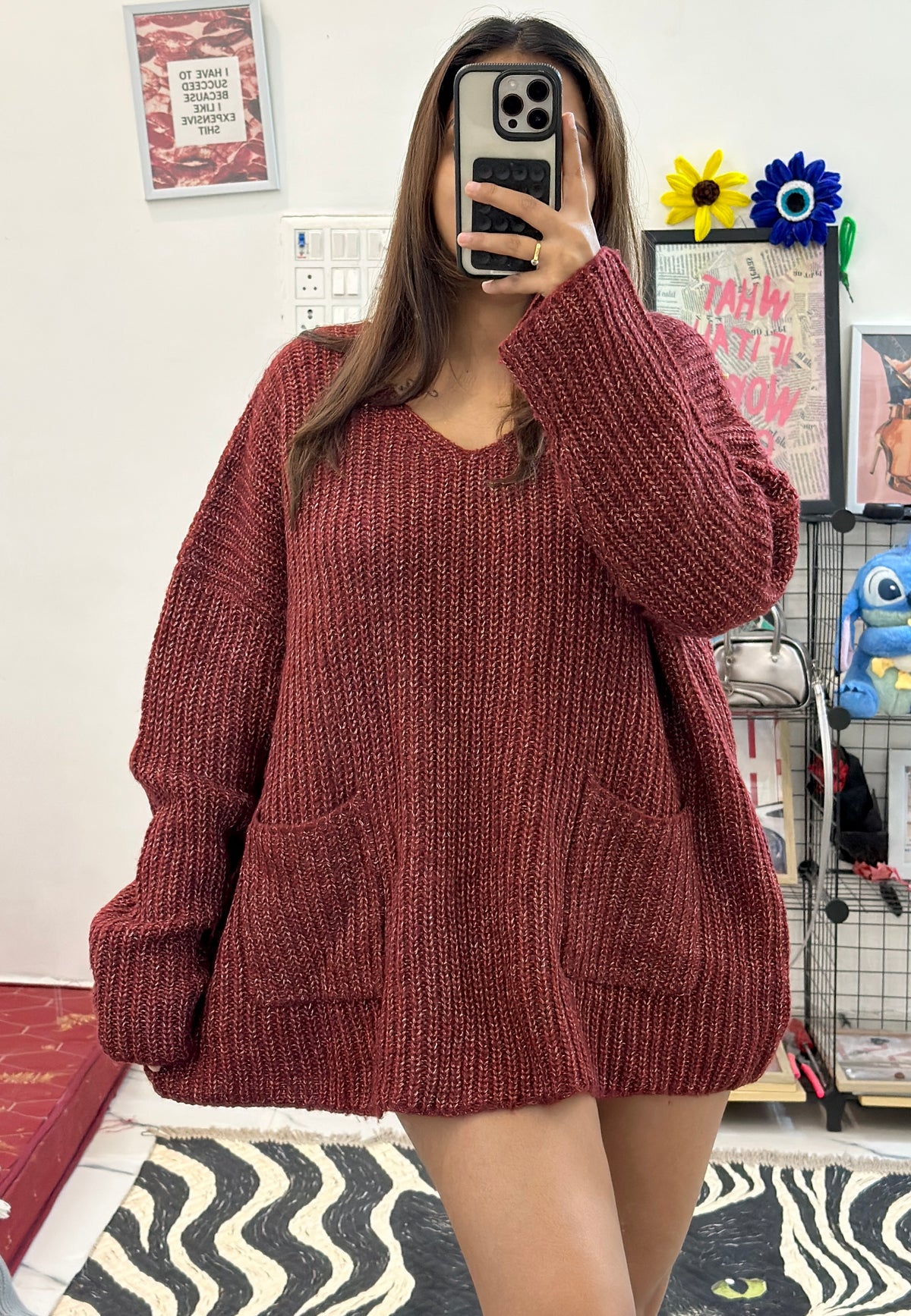 Oversized Korean sweater (44-46)