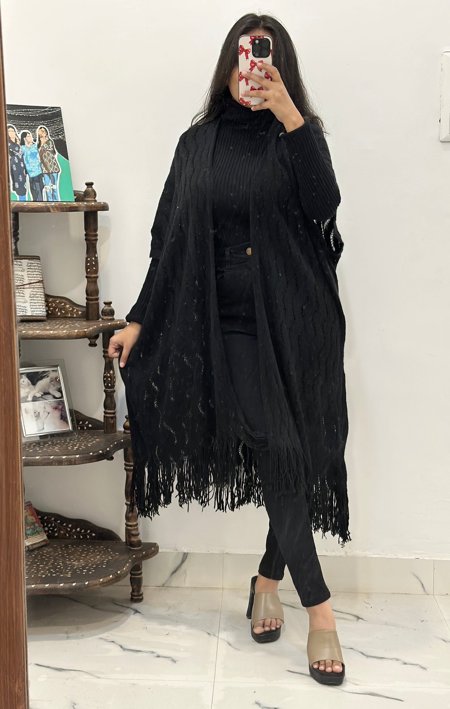 Black freesize shrug