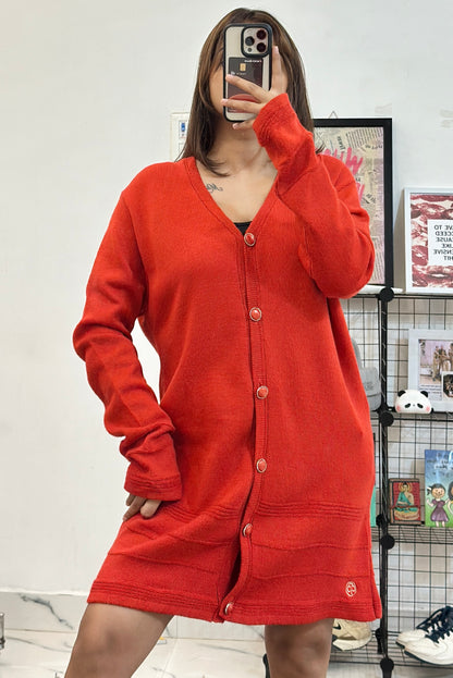 Red cardigan (42-44)