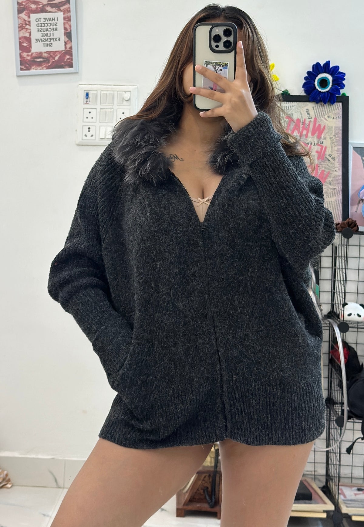 Oversized Korean sweater (38-40)