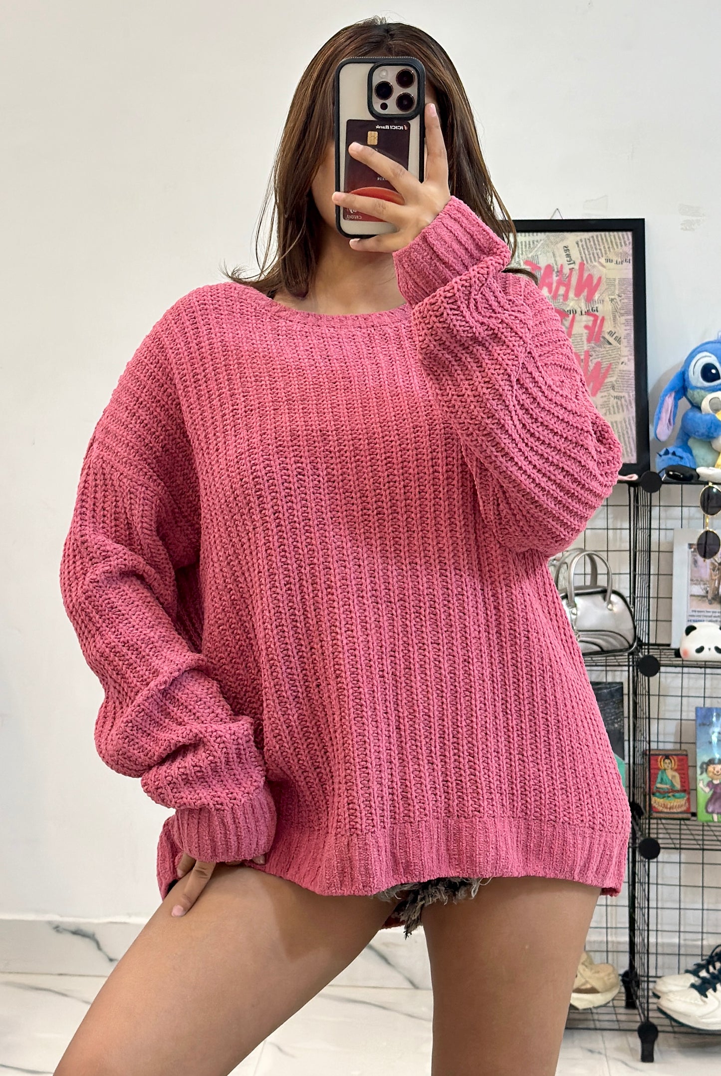 Pretty oversized sweater (42-44)