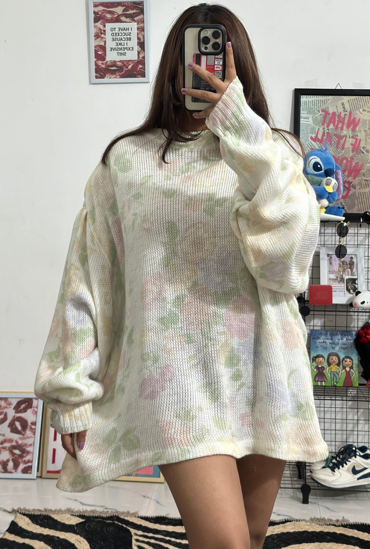 Oversized pretty sweater (46-48)