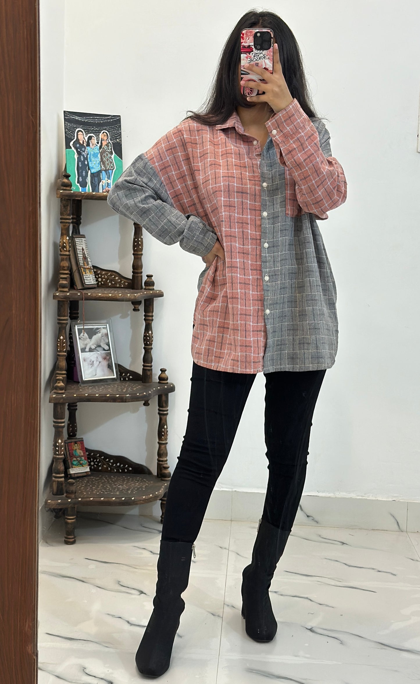 Oversized cotton shirt (Upto 40)