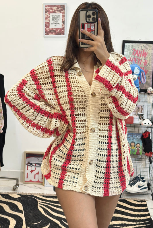 Oversized crochet top (46-48)