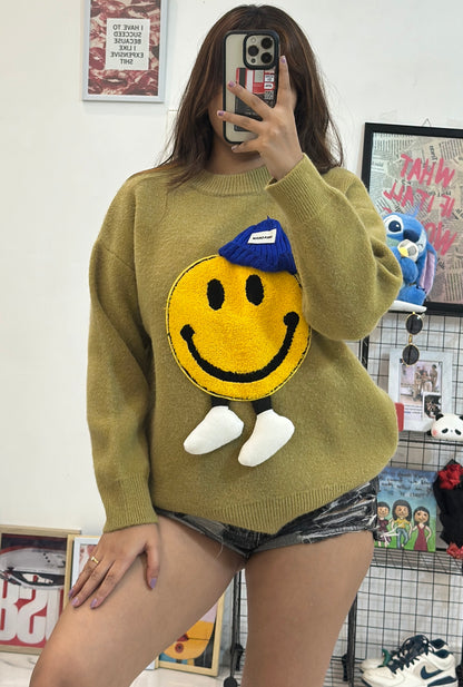 Pretty Korean sweater (40-42)