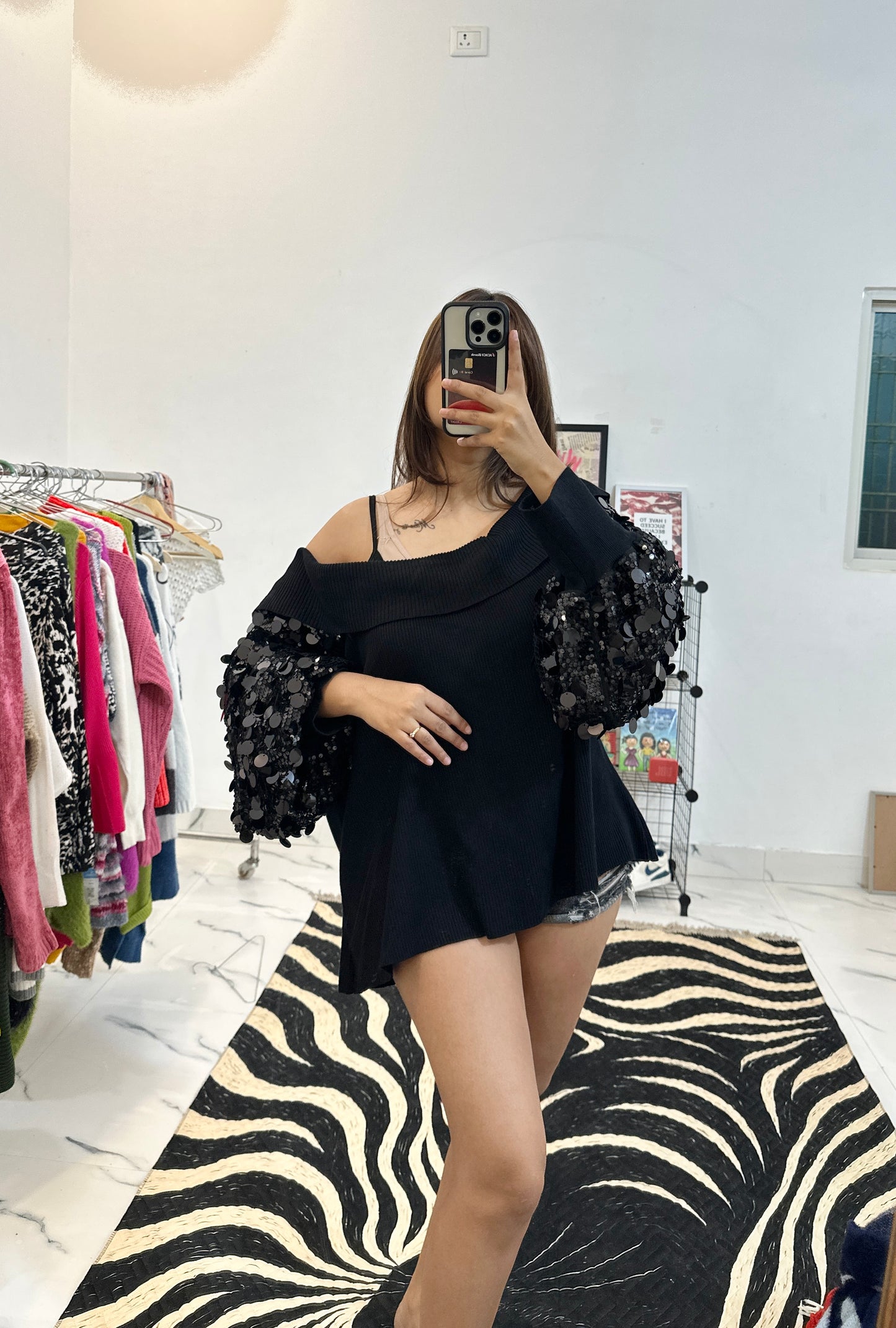 Oversized off shoulder sweater (4-5XL)