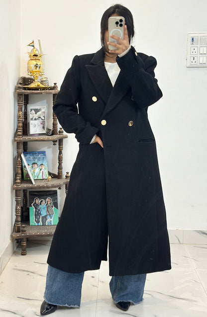 Heavy long coat (34-36)