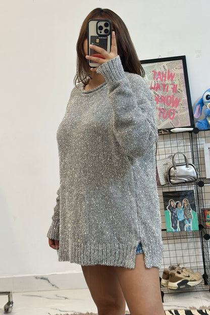 Korean shimmer sweater (42-44)