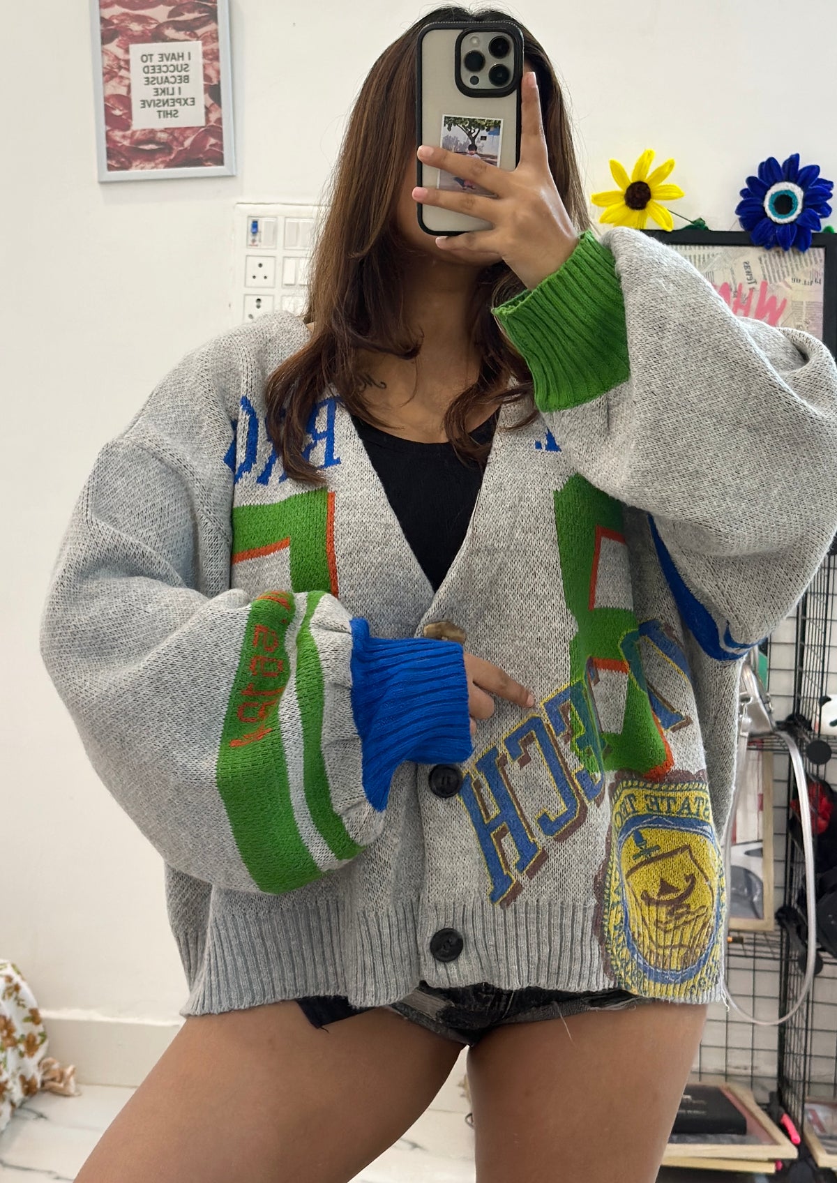 Oversized Korean sweater (freesize 50+)