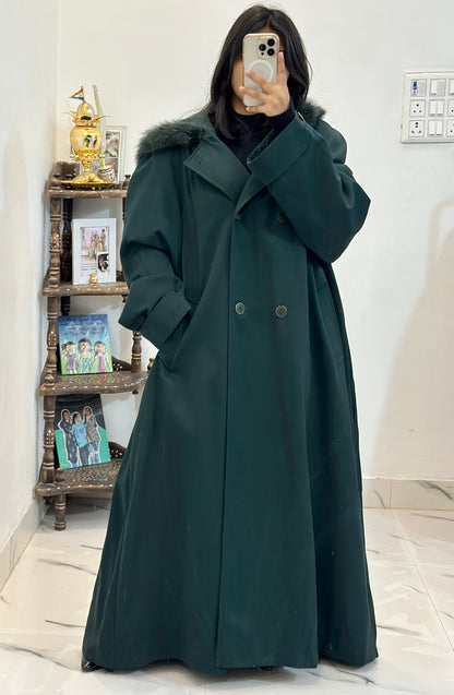 Heavy furr long coat (46-48)