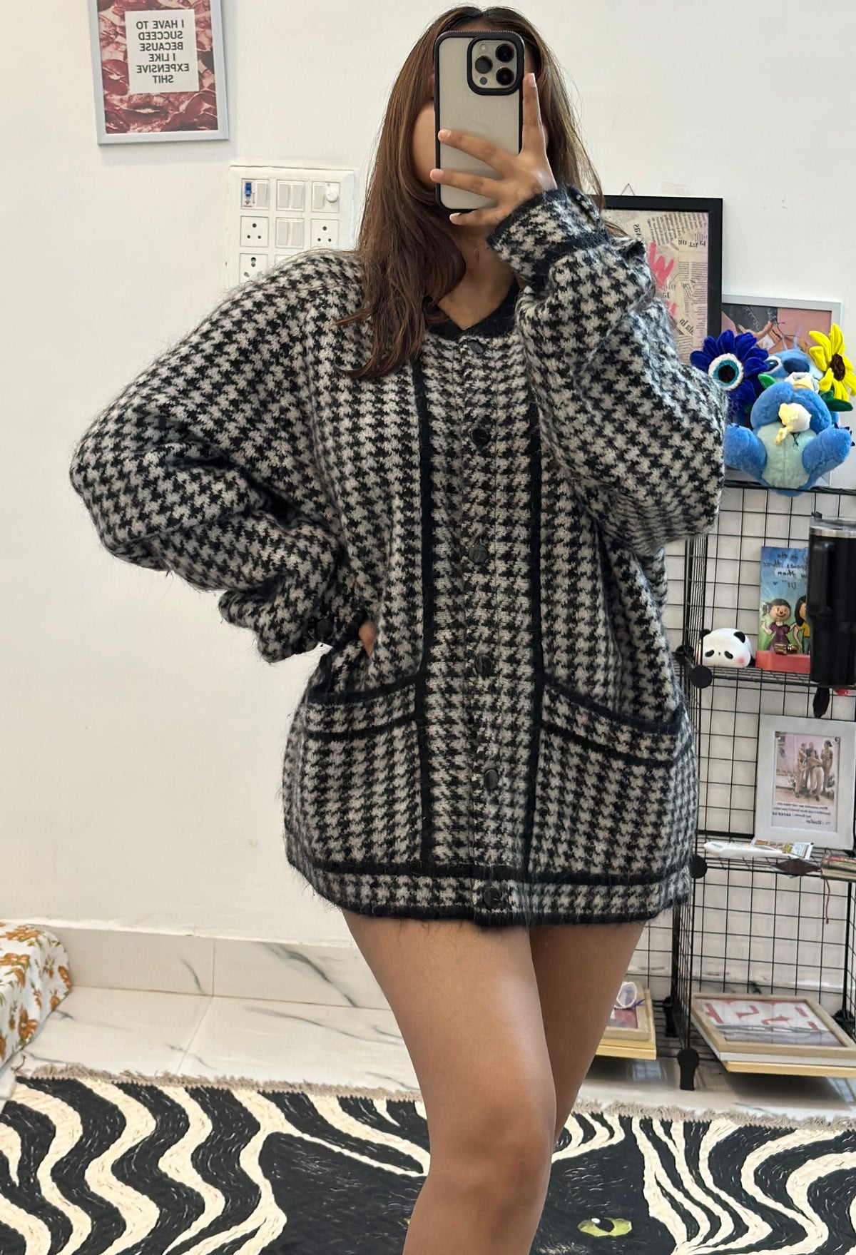 Oversized Korean cardigan(42-46)