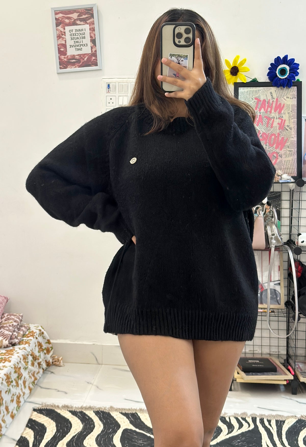 Oversized heavy Korean sweater (40-42)