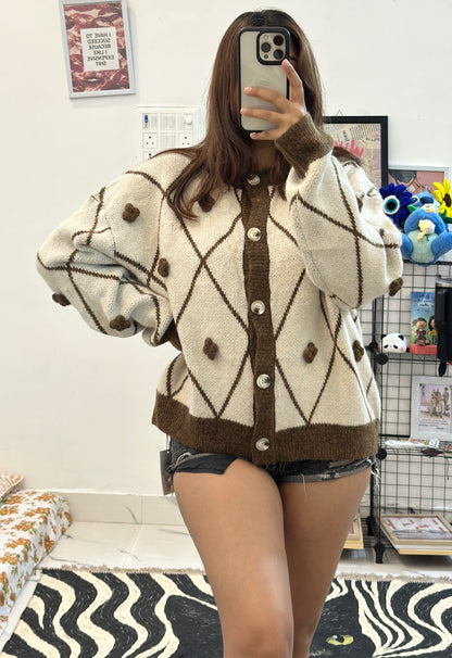 Oversized korean cardigan (42-46)