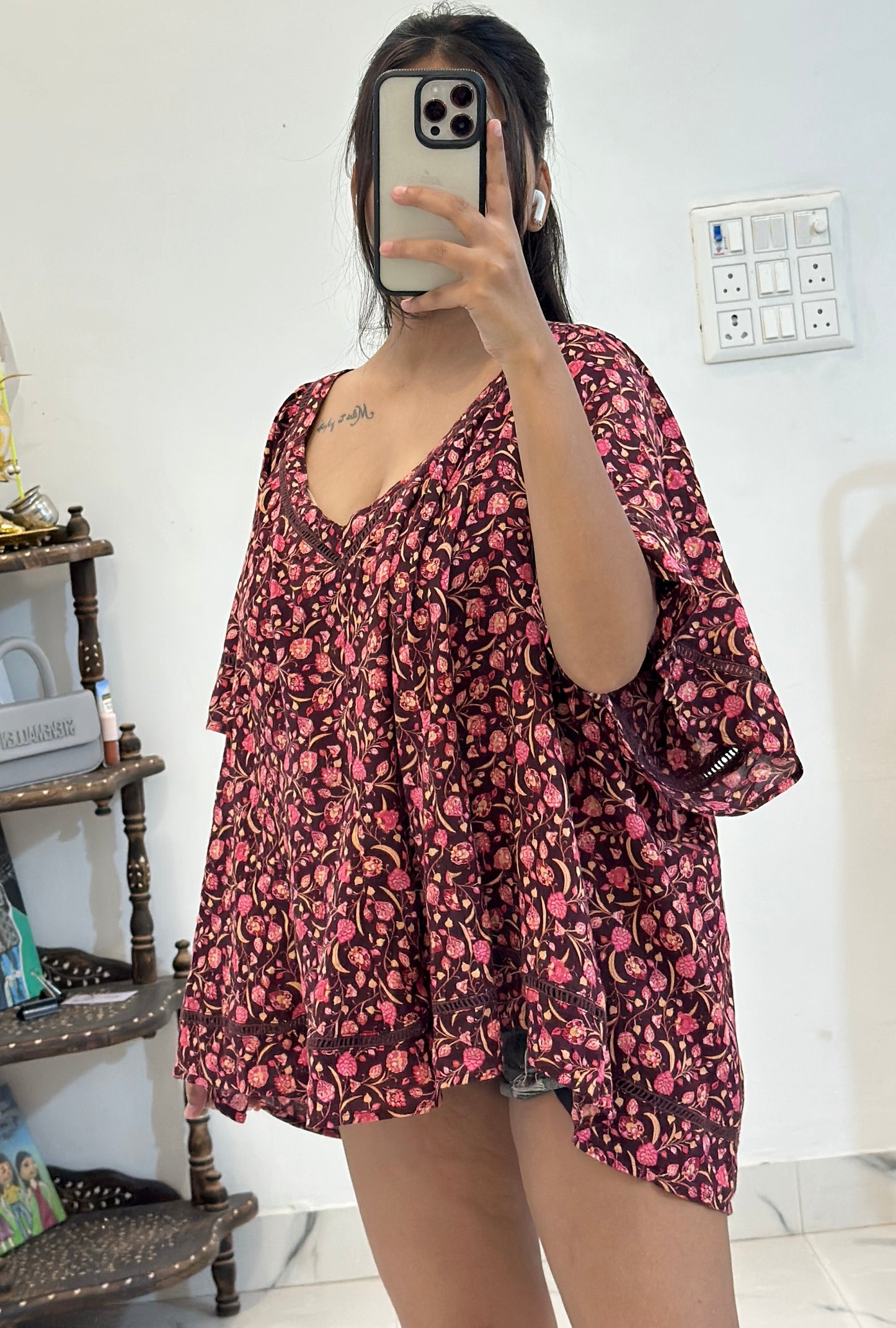 Oversized cotton top (48-50)