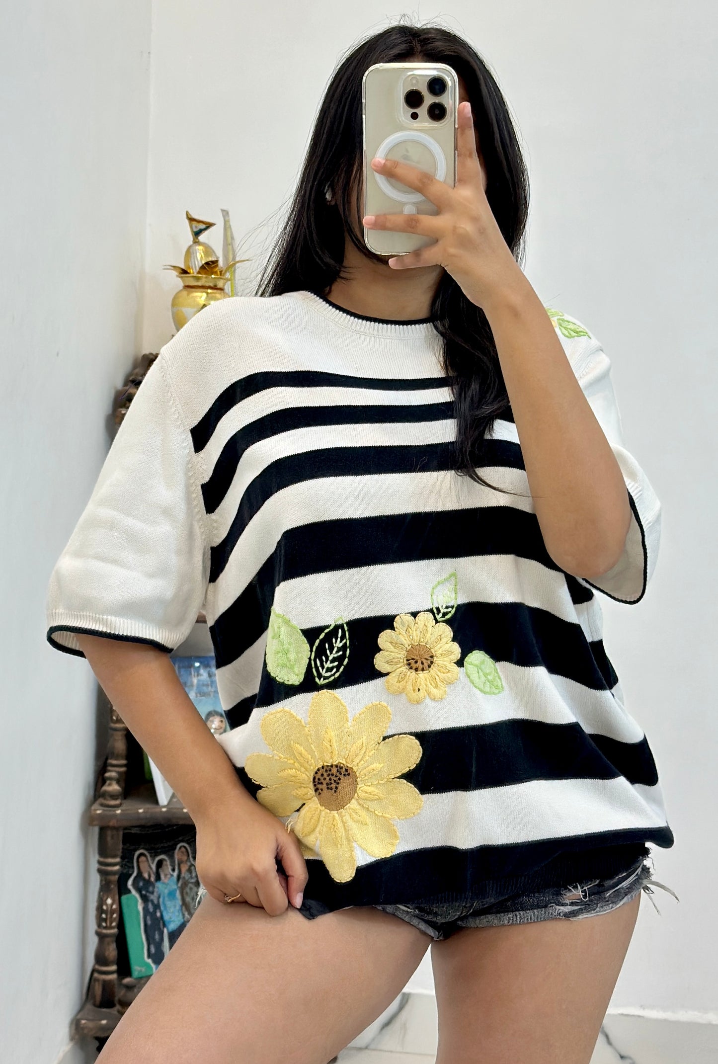 oversized woollen top (42-44)