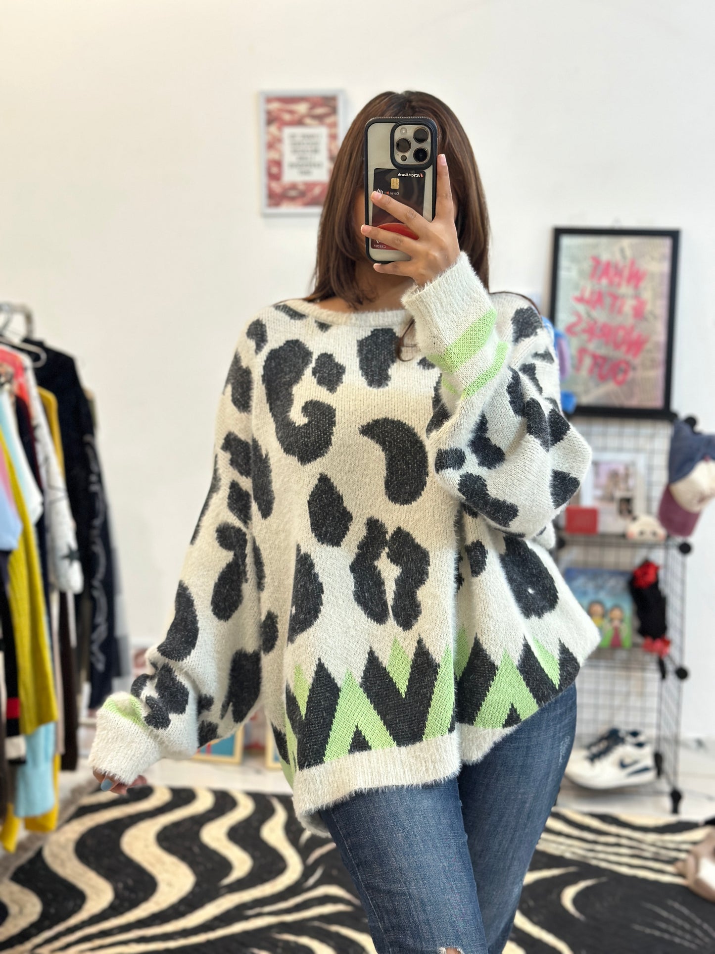 Oversized Korean sweater (42-44)