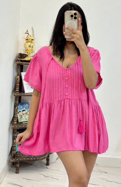 Pink oversized top (40-42)