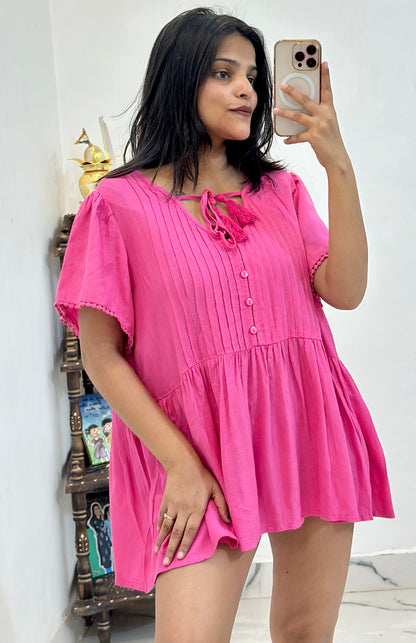 Pink oversized top (40-42)