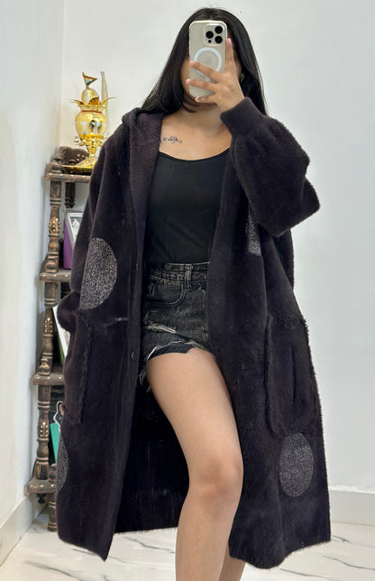 Pretty furr long coat (40-42)