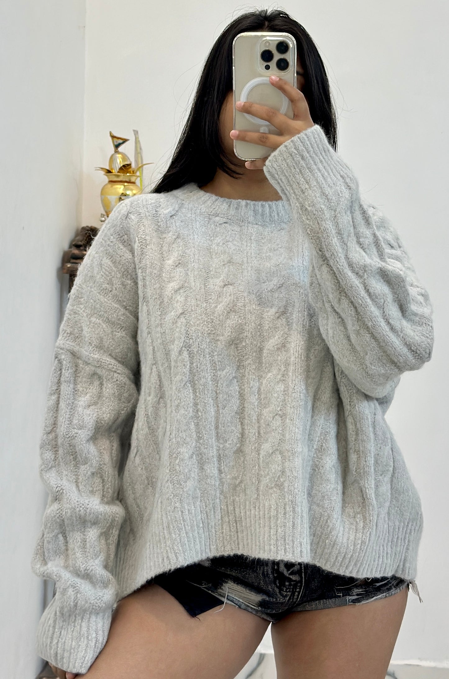 oversized heavy sweater (48-50)