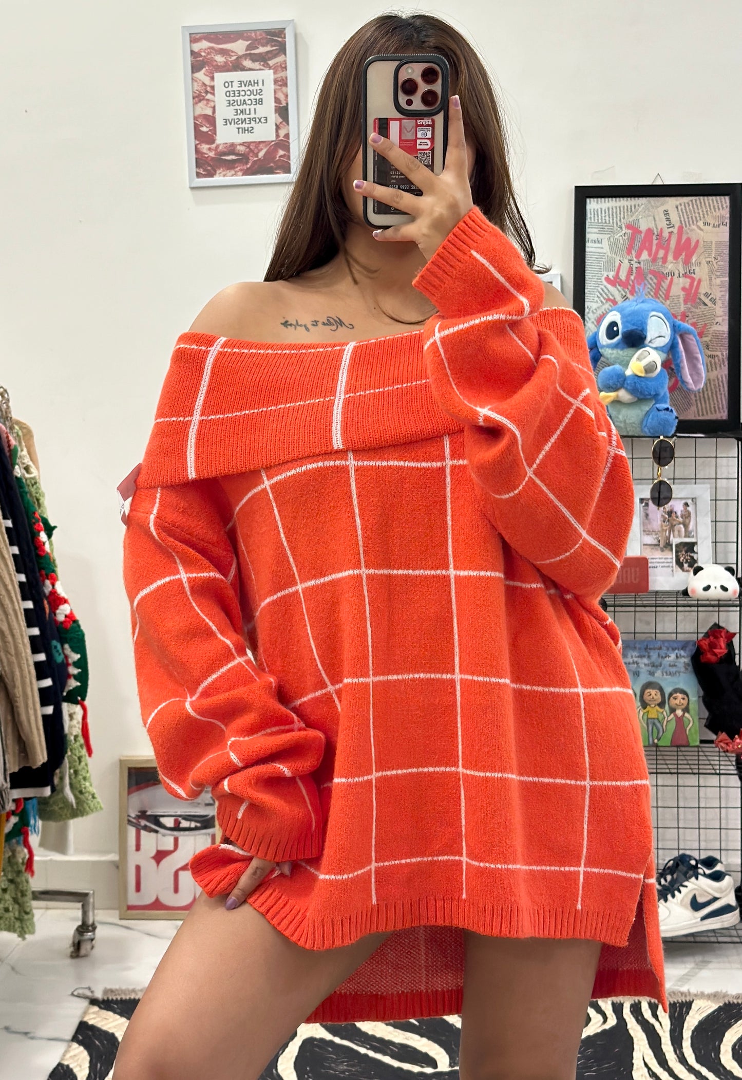 Oversized Korean sweater (44-48)