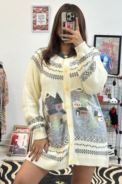 Oversized Korean cardigan(40-42)
