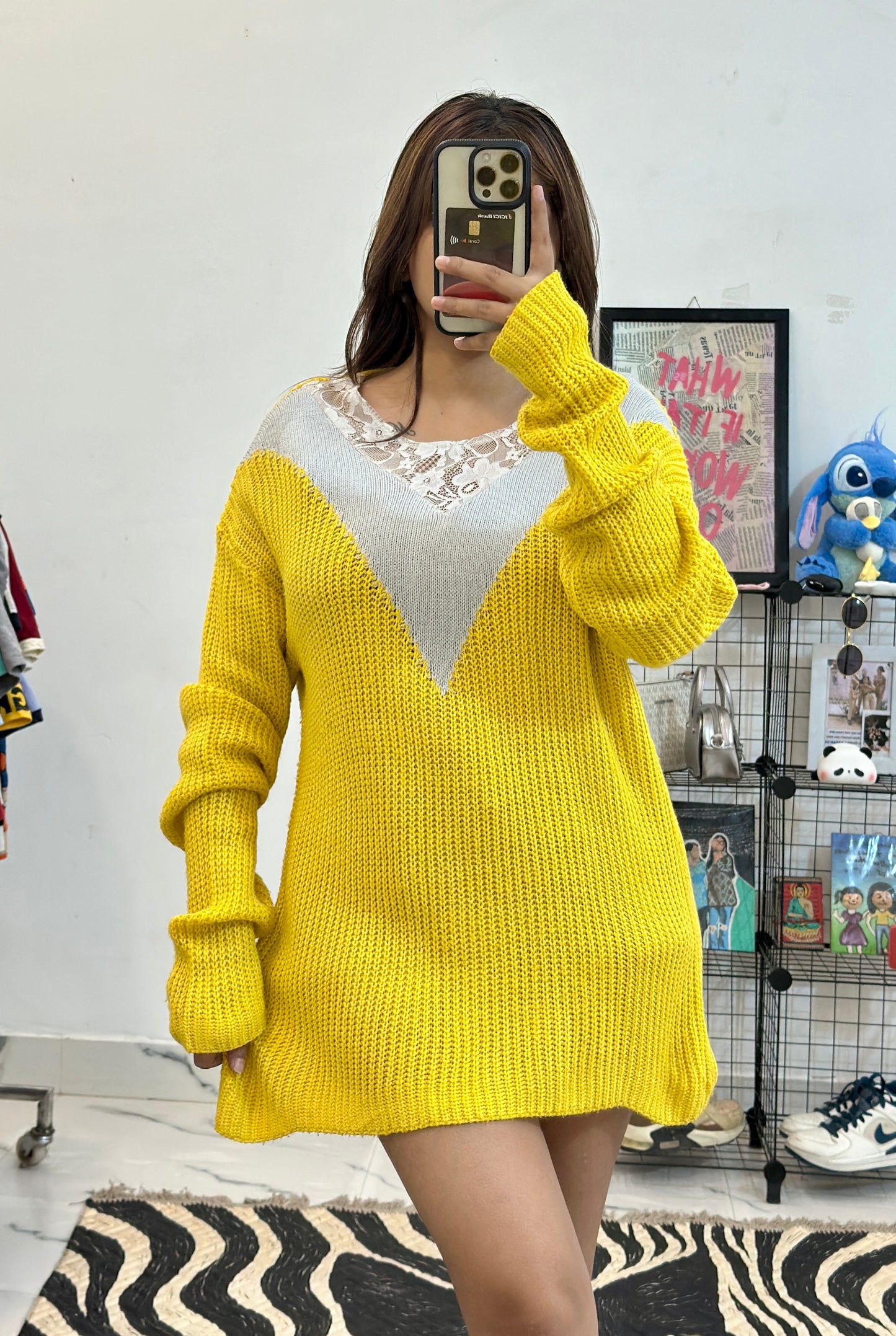 Pretty Korean sweater (40-42)