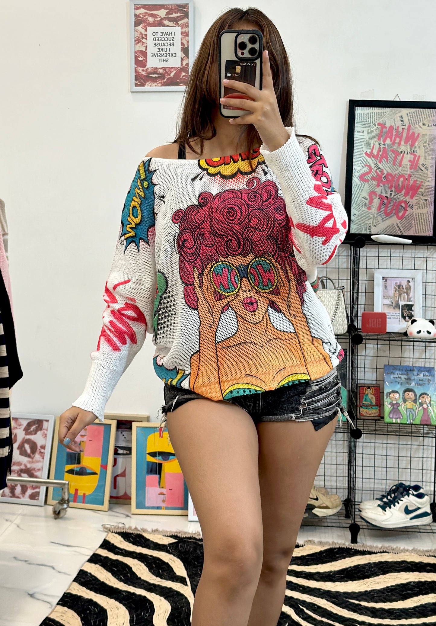 Oversized Korean sweater (40-42)