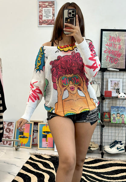 Oversized Korean sweater (40-42)