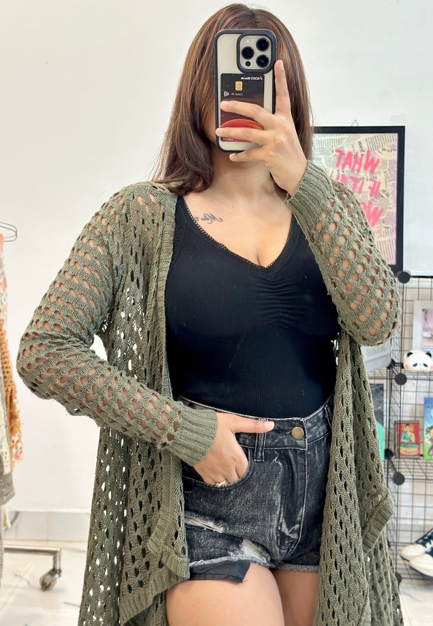 Pretty crochet shrug (38-40)