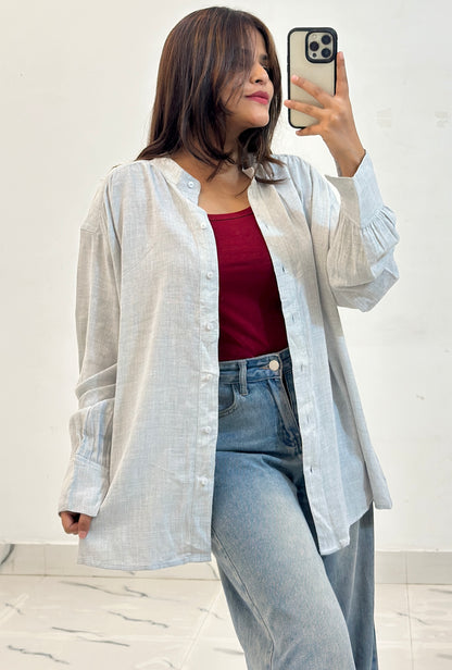 Oversized linen shirt (40-42)