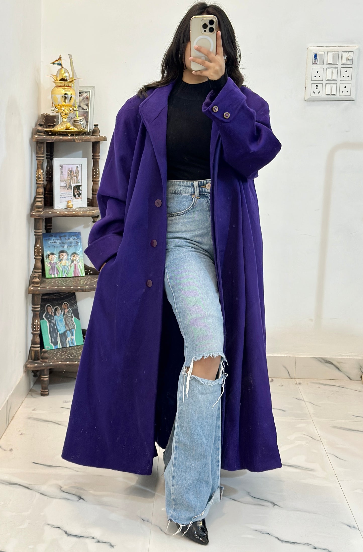 Heavy long coat (48-50)