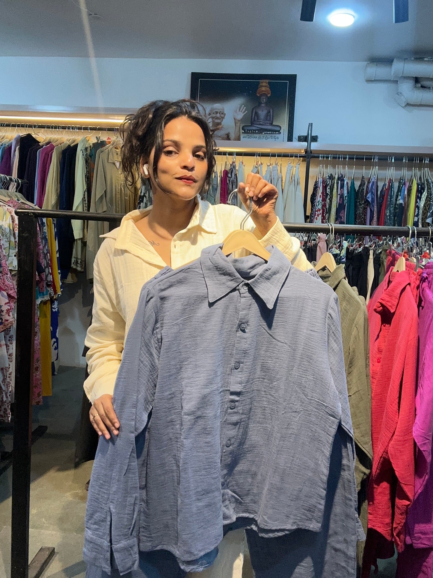 Pretty freesize cotton Cordset (upto 40-44)