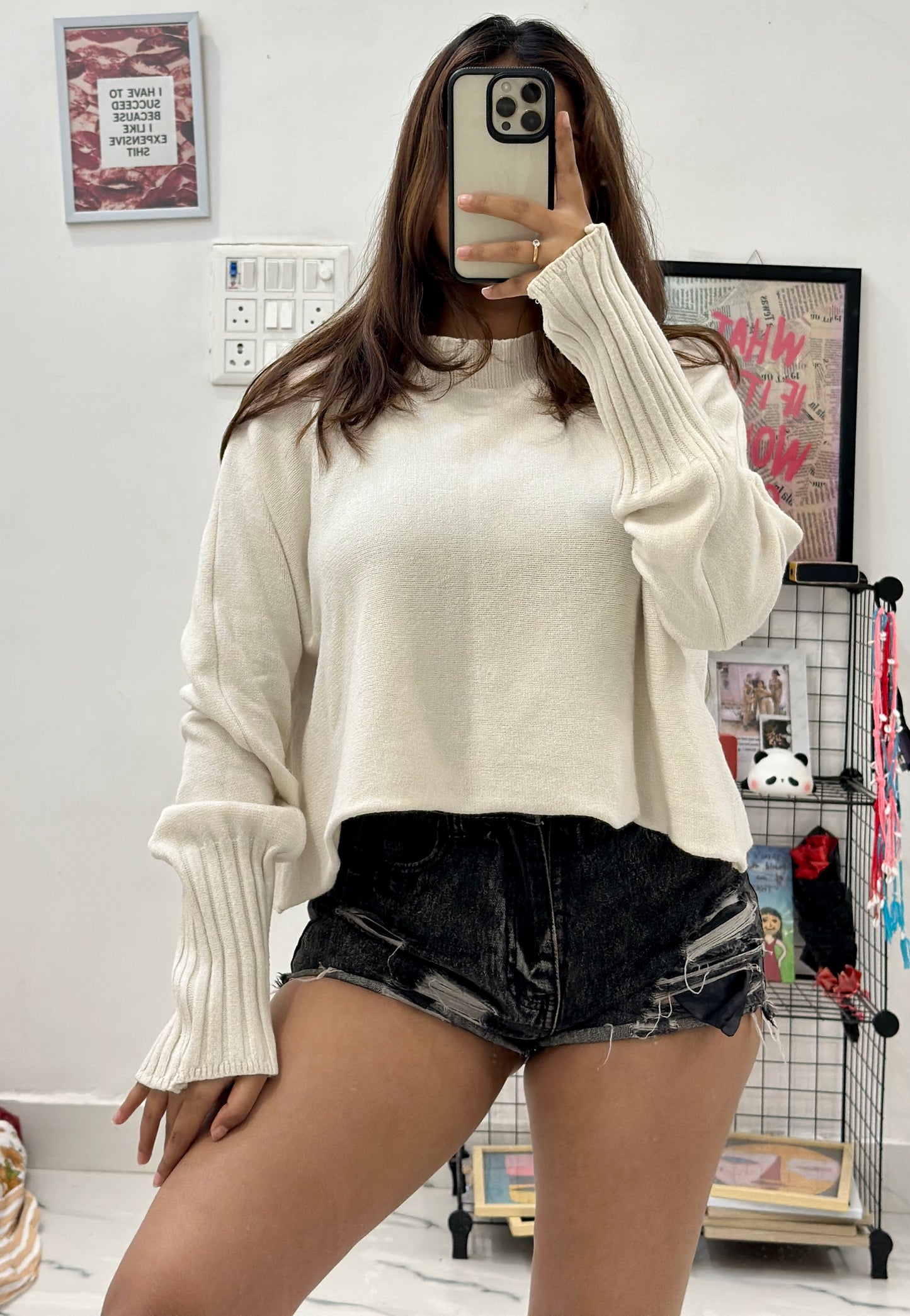 Oversized Korean sweater (42-46)
