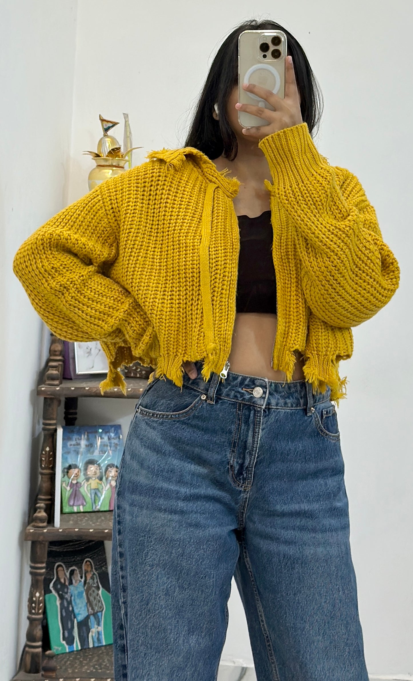 Oversized crop sweater (46-48)