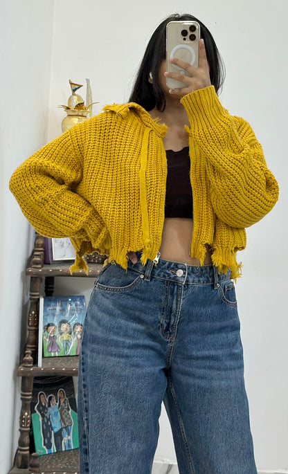 Oversized crop sweater (46-48)